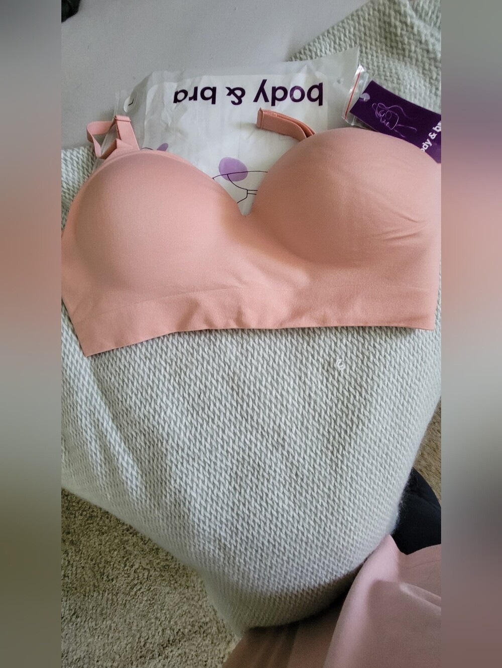 Seamless Pink  Bra